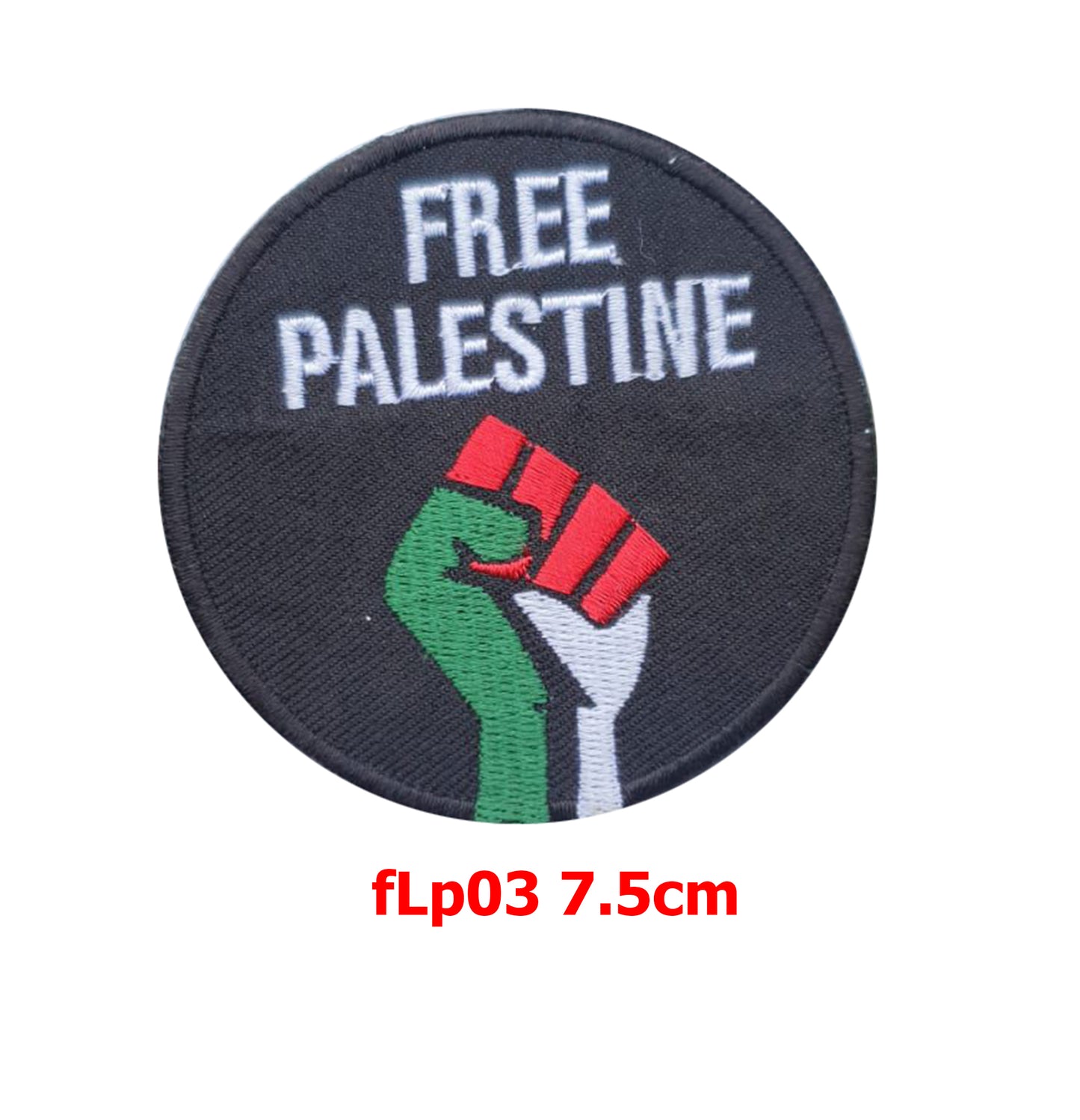 Free Palestine Embroidered Flag Patches Iron/Sew on